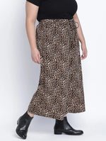 Criskey Animal Print Plus Size Elasticated Pant