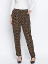 Ragallic Small Motif Casual Women Pant