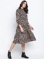 Razzle Dazzle Jaguar Print Women Dress