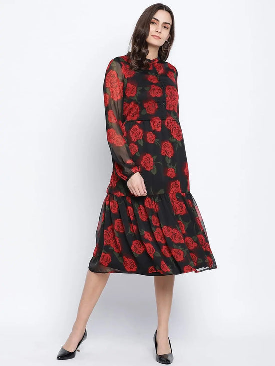 Rosebud Button Down Women Dress