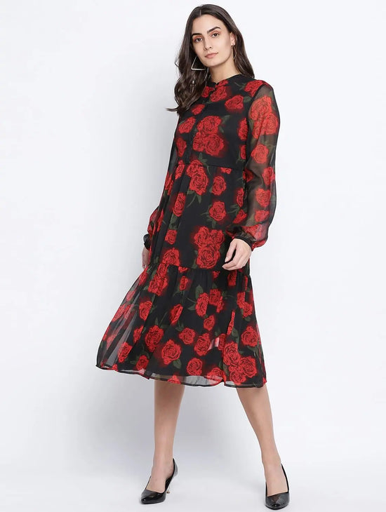 Rosebud Button Down Women Dress