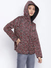 Women Printed Multi Collared Neck Full Sleeve Jacket