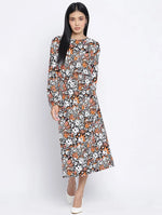 Bombshell Floral Print Casual Women Dress