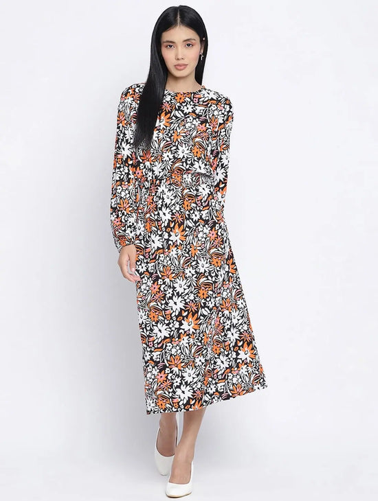 Bombshell Floral Print Casual Women Dress