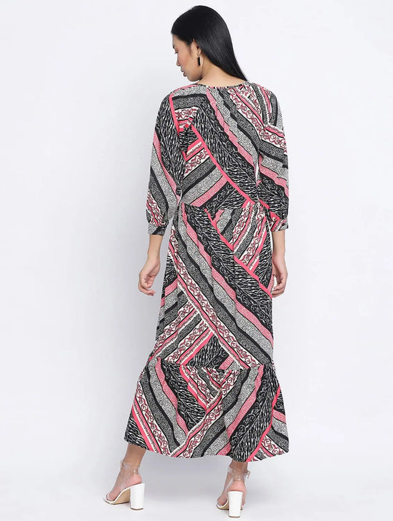 Divine Wrap A-Symetrical Casual Women Dress