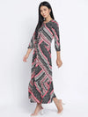 Divine Wrap A-Symetrical Casual Women Dress