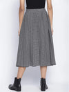 Pestal Grey Pleated Women Skirt