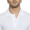 Pure Cotton White Polo T-shirt