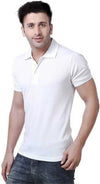 Pure Cotton White Polo T-shirt