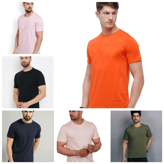 Combo Pure Cotton T-shirt Pack of-6