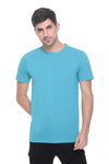 Soild Sky Blue Pure Cotton T-shirt