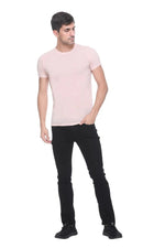 Soild Pink Pure Cotton T-shirt