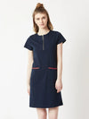 I Am Your Doll Shift Dress Navy Blue