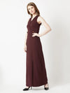 Bite The Bullet Wrap Maxi Dress Wine Red