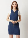 Much Laugh Denim Dungaree Navy Blue