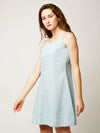 Fight For Your Right Denim Dress Light Blue