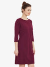 Take It Slow Shift Dress Magenta