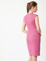 That Queen Impression Bodycon Dress Pink