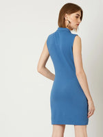 Bleeding Love Bodycon Dress Azure Blue