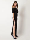 Heart To Finish Pearl Maxi Dress Black