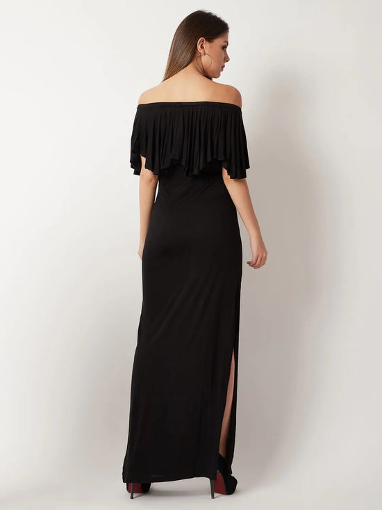 Heart To Finish Pearl Maxi Dress Black