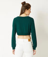 Give Your Best Pompom Green Top