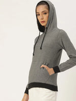 Women Solid Grey Full Sleeve Jacket