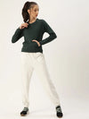 Women Relaxed Fit Clap Sweatshirt