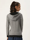 Women Solid Grey Full Sleeve Jacket