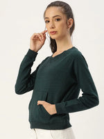 Women Relaxed Fit Hypertouch Sweatshirt