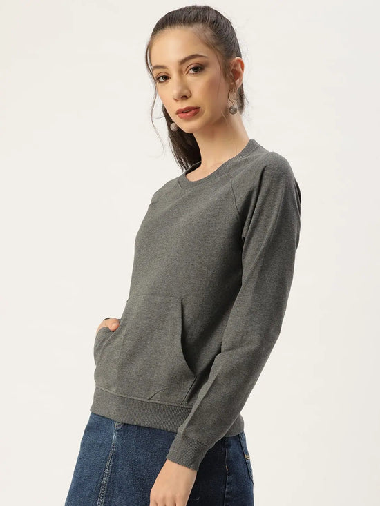 Women Relaxed Fit swing Sweatshirt