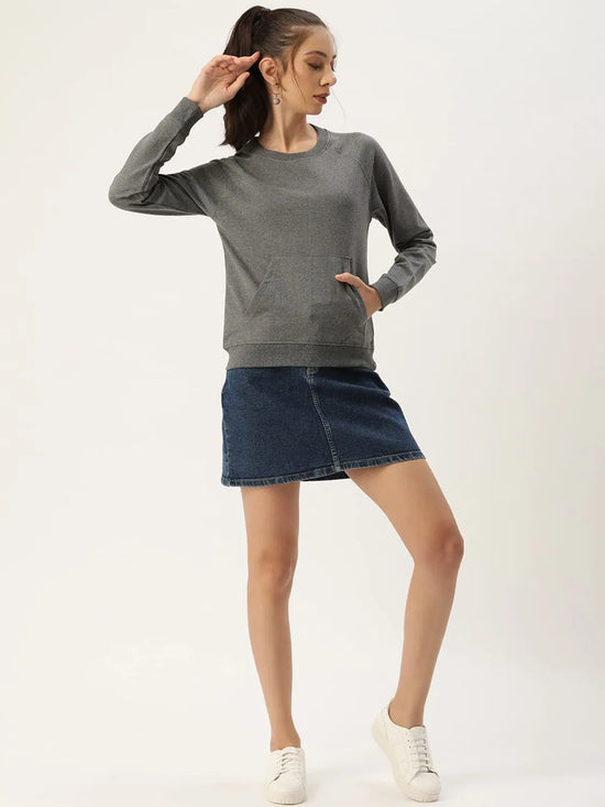 Women Relaxed Fit swing Sweatshirt