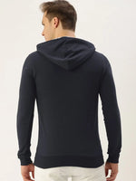 Men Solid Relaxed Galore Hooded Sweatshirt