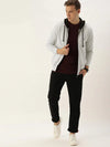 Men Solid Relaxed Fit Spring Hoodie