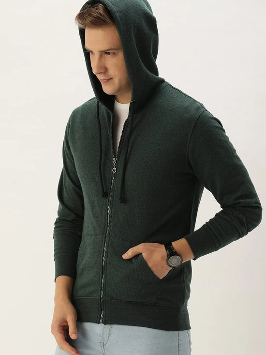 Men Solid Relaxed Fit Splash Hoodie