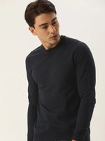 Men Solid Relaxed Fit Kickout Hoodie