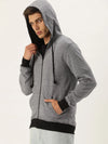 Men Solid Relaxed Fit Turbine Hoodie