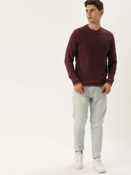 Men Relaxed Fit Stone Sweatshirt