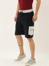 Men Solid Regular Fit Threads Shorts