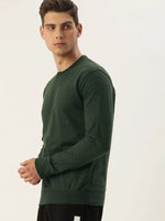 Men Relaxed Fit Fill Sweatshirt