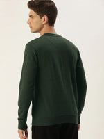 Men Relaxed Fit Fill Sweatshirt