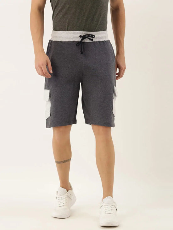 Men Solid Regular Fit Cool Cord Shorts