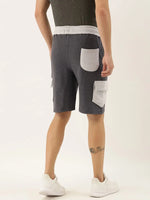 Men Solid Regular Fit Cool Cord Shorts