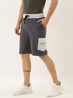 Men Solid Regular Fit Cool Cord Shorts