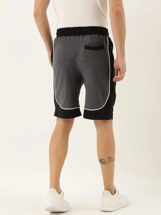 Men Solid Regular Fit Urban Shorts