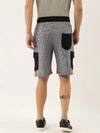 Men Solid Regular Fit Blackout Shorts