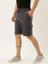 Men Solid Regular Fit Curve Motto Shorts