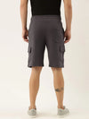 Men Solid Regular Fit Curve Motto Shorts