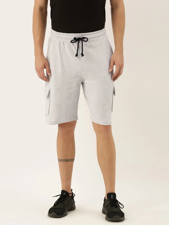 Men Solid Regular Fit Revive Shorts