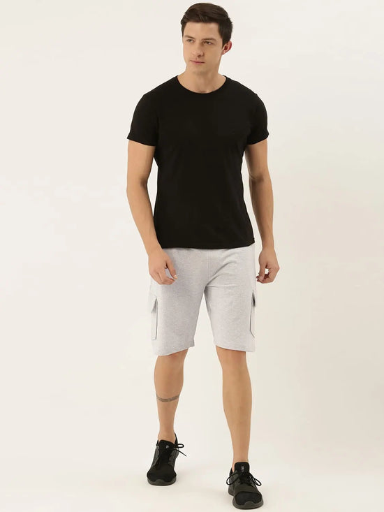 Men Solid Regular Fit Revive Shorts